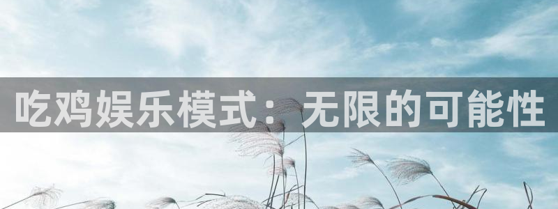 摩登7 lite注册：吃鸡娱乐模式：无限的可能性